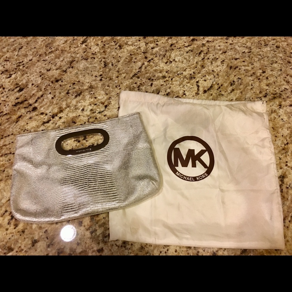 Michael Kors Clutch Silver